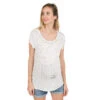 Tee-shirt Manches Courtes De Grossesse Avec Print Fantaisie -Maman et Bé Soldes 0P000I ECRU 1 X