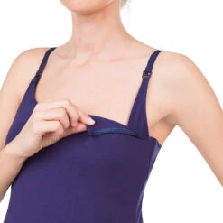 Lot De 2 Débardeurs De Grossesse Et D'allaitement Unis 11 Lot De 2 Débardeurs De Grossesse Et D'allaitement Unis -Maman et Bé Soldes 0P010D ECRU 4 X