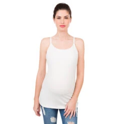 Lot De 2 Débardeurs De Grossesse Et D'allaitement Unis 12 Lot De 2 Débardeurs De Grossesse Et D'allaitement Unis -Maman et Bé Soldes 0P010D ECRU 5 X