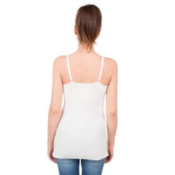 Lot De 2 Débardeurs De Grossesse Et D'allaitement Unis 13 Lot De 2 Débardeurs De Grossesse Et D'allaitement Unis -Maman et Bé Soldes 0P010D ECRU 6 X