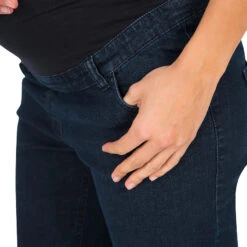 Jeans De Grossesse Coupe Bootcut -Maman et Bé Soldes 0P1302 BLBK 4 X