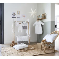 Lot De 3 Langes En Tétra Avec Motif Plumes -Maman et Bé Soldes 0PL60U BLAN 10 X