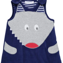 Gigoteuse Sans Manches En Velours Motif Loup TOG 3 -Maman et Bé Soldes 0PTU2J BLEU 3 X
