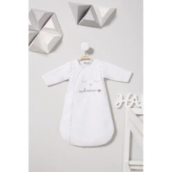 Gigoteuse Manches Longues Amovibles En Popeline TOG 2 -Maman et Bé Soldes 0PTU3G BLAN 4 X