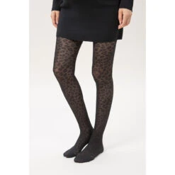 Lot De 2 Collants Fins à Motifs -Maman et Bé Soldes AADACX NOI 3 X