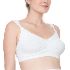 Soutien-gorge De Grossesse Et Allaitement Uni Sans Armatures