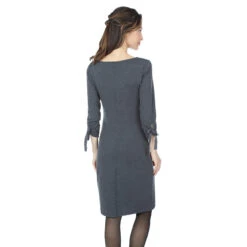 Robe De Grossesse En Maille Chinée Avec Message -Maman et Bé Soldes HADAUL GRM 3 X