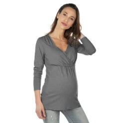 T-shirt Manches Longues De Grossesse Et D'allaitement