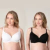 Soutien-gorge De Grossesse Et D'allaitement Avec Armatures Fines -Maman et Bé Soldes HADAZN NOI 1 X