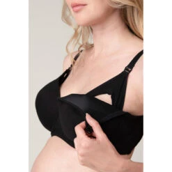 Soutien-gorge De Grossesse Et D'allaitement Avec Armatures Fines -Maman et Bé Soldes HADAZN NOI 4 X
