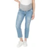 Jeans De Grossesse 7/8ème Avec Bandeau Haut En Jersey -Maman et Bé Soldes HADB00 BLC 1 X