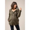 Parka De Grossesse évolutive Doublée Sherpa -Maman et Bé Soldes HADB0T VEF 1 X