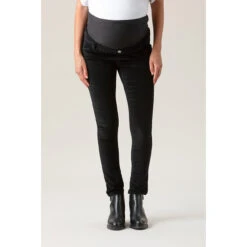 Pantalon De Grossesse En Velours Coupe Slim