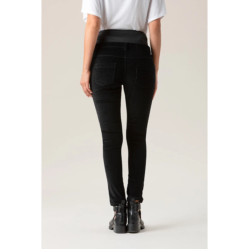 Pantalon De Grossesse En Velours Coupe Slim 5 Pantalon De Grossesse En Velours Coupe Slim – Image 3