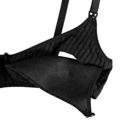 Soutien-gorge De Grossesse Et D'allaitement à Rayures En Jacquard -Maman et Bé Soldes HADB3A NOI 2 X