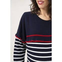 Pull En Tricot De Grossesse Style Matin à Volant -Maman et Bé Soldes HADB3T BLF 4 X