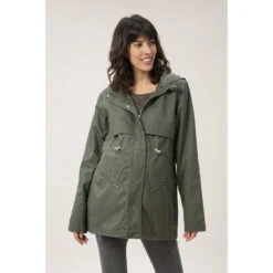 Veste De Grossesse Et De Portage En Toile Avec Capuche Intégrée