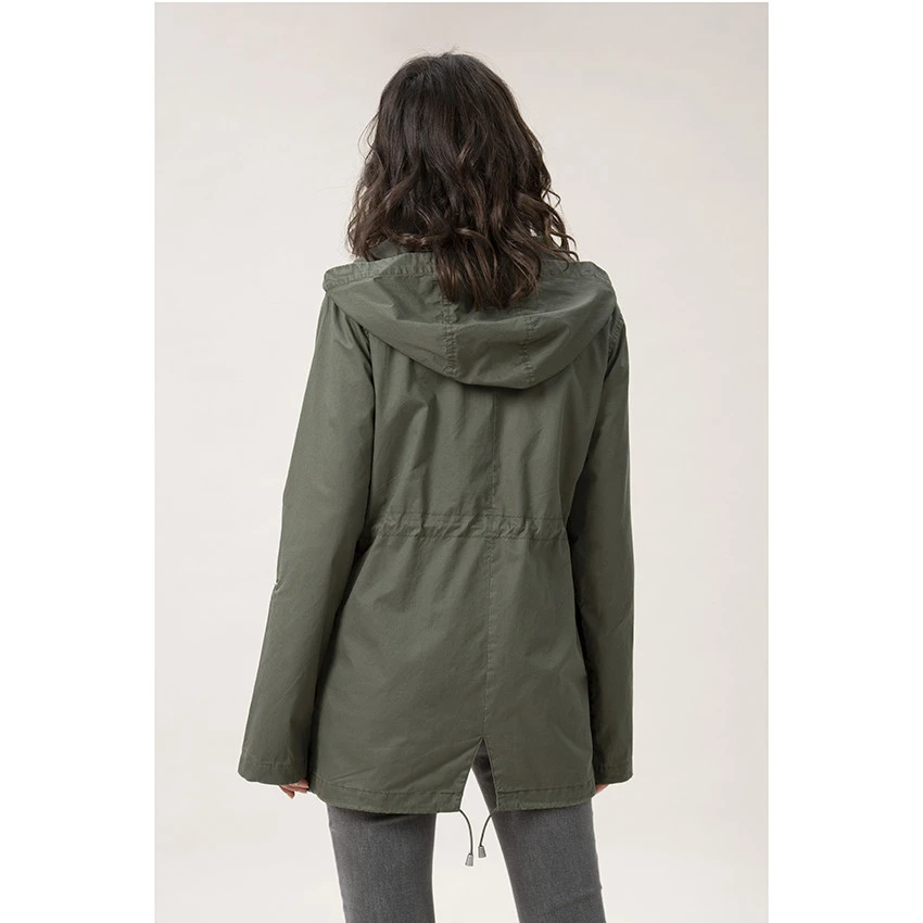 Veste De Grossesse Et De Portage En Toile Avec Capuche Intégrée 5 Veste De Grossesse Et De Portage En Toile Avec Capuche Intégrée – Image 3