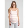 Débardeur De Grossesse Homewear à Rayures 2 Débardeur De Grossesse Homewear à Rayures -Maman et Bé Soldes HADB49 ECR 1 X