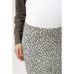 Jupe De Grossesse En Jacquard Avec Touches De Doré Et Bandeau Haut -Maman et Bé Soldes HADB4B ECR 4 X