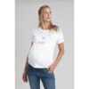 T-shirt De Grossesse Manches Courtes à Message Printé 1 T-shirt De Grossesse Manches Courtes à Message Printé -Maman et Bé Soldes HADB52 BLA 1 X