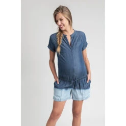 Combishort De Grossesse Tie And Dye