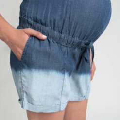 Combishort De Grossesse Tie And Dye -Maman et Bé Soldes HADB53 BLC 5 X