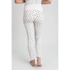 Pantalon De Grossesse Homewear à Pois -Maman et Bé Soldes HADB59 ECR 3 X