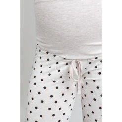 Pantalon De Grossesse Homewear à Pois -Maman et Bé Soldes HADB59 ECR 4 X