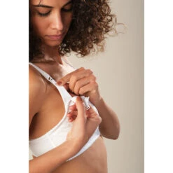 Soutien-gorge De Grossesse Et D'allaitement à Plumetis Et Dentelle -Maman et Bé Soldes HADB62 BLA 3 X
