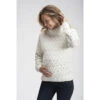 Pull De Grossesse Col Roulé En Maille Fantaisie Ajourée -Maman et Bé Soldes HADB91 ECR 1 X