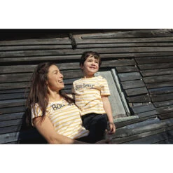 T-shirt Marinière à Manches Courtes De Grossesse -Maman et Bé Soldes HADB9F BLA 6 X