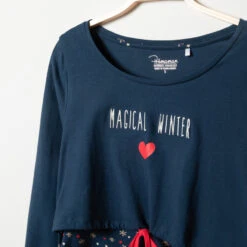 Chemise De Nuit De Grossesse Et D'allaitement Effet 2 En 1 10 Chemise De Nuit De Grossesse Et D'allaitement Effet 2 En 1 -Maman et Bé Soldes HADB9O BLF 3 X