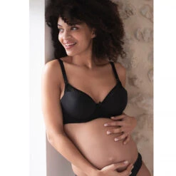 Soutien-gorge D'allaitement Moulé Finition Résille -Maman et Bé Soldes HADBA1 NOI 6 X