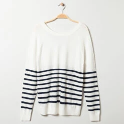 Pull De Grossesse Style Marinière