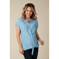 Chemise Unie à Manches Courtes De Grossesse