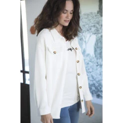 T-shirt De Grossesse à Manches Longues Avec Inscription -Maman et Bé Soldes HADBAZ BGC 12 X