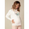 Sweat En Molleton à Capuche Ave Zip D'allaitement -Maman et Bé Soldes HADBB2 ECR 1 X