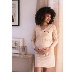 Chemise De Nuit De Grossesse Et D'allaitement -Maman et Bé Soldes HADBBG BGM 5 X