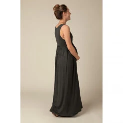 Robe Longue De Grossesse Unie -Maman et Bé Soldes HADBBR GRF 2 X