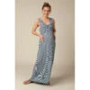 Robe Longue De Grossesse à Rayures -Maman et Bé Soldes HADBBW BLF 1 X