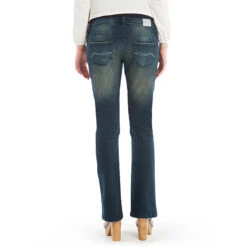 Jeans De Grossesse Coupe Bootcut Avec Empiècements Effet Used 8 Jeans De Grossesse Coupe Bootcut Avec Empiècements Effet Used -Maman et Bé Soldes HW1304 JEAN 3 X