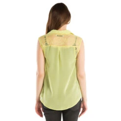 Chemise Manches Courtes De Grossesse Avec Dentelle -Maman et Bé Soldes IP0300 JAUN 3 X