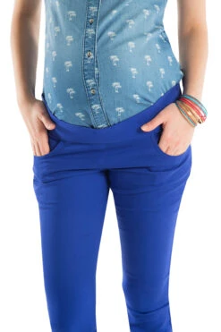 Pantalon De Grossesse Uni -Maman et Bé Soldes IP120E BLEL 5 X