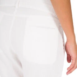 Pantalon De Grossesse Coupe Chino En Lin Et Coton -Maman et Bé Soldes KP0004 BLAN 5 X