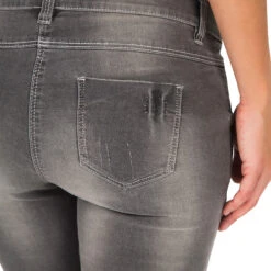 Jegging De Grossesse Effet Used -Maman et Bé Soldes KP1208 GRIS 5 X