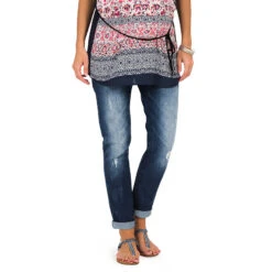 Jeans De Grossesse Coupe Boyfriend Effet Used