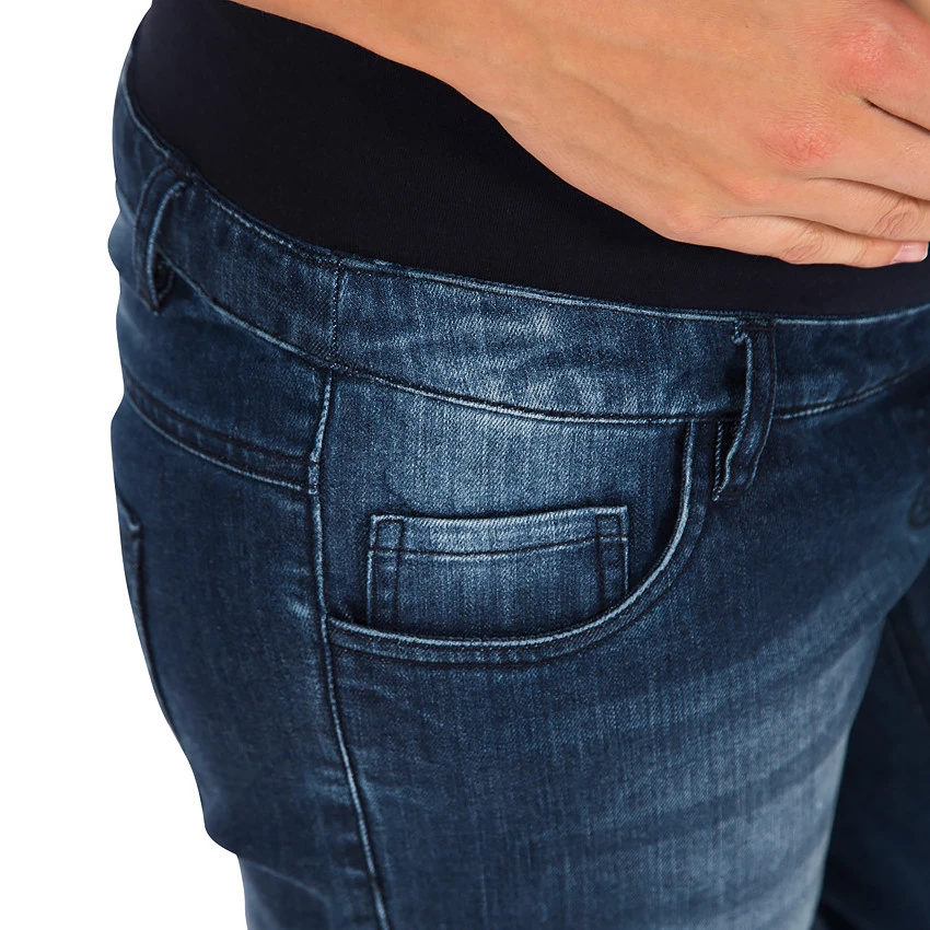 Jeans De Grossesse Coupe Boyfriend Effet Used 6 Jeans De Grossesse Coupe Boyfriend Effet Used – Image 4