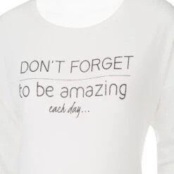 Tee-shirt Manches Longues De Grossesse à Message Printé -Maman et Bé Soldes LP000X ECRU 4 X