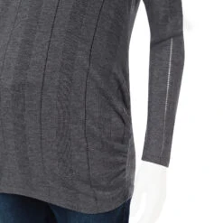 Sous-pull De Grossesse En Côte Large Fantaisie -Maman et Bé Soldes LP0607 GRIS 4 X